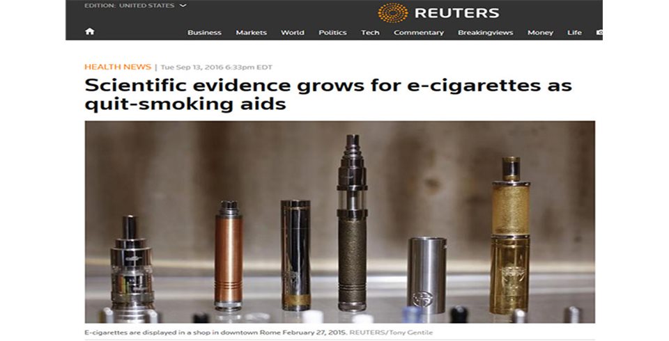 Όσο πιο επίσημα γίνεται: «Τα επιστημονικά στοιχεία για το ηλεκτρονικό  τσιγάρο ως βοήθημα κατά του καπνίσματος μεγαλώνουν»