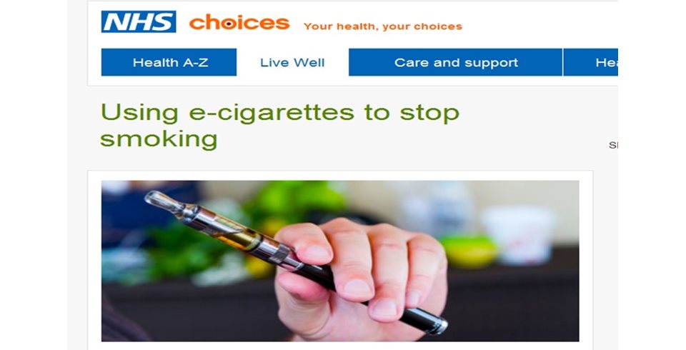ΕΣΥ της Αγγλίας : Το ηλεκτρονικό τσιγάρο δημοφιλής και αποτελεσματική λύση για την διακοπή του καπνίσματος