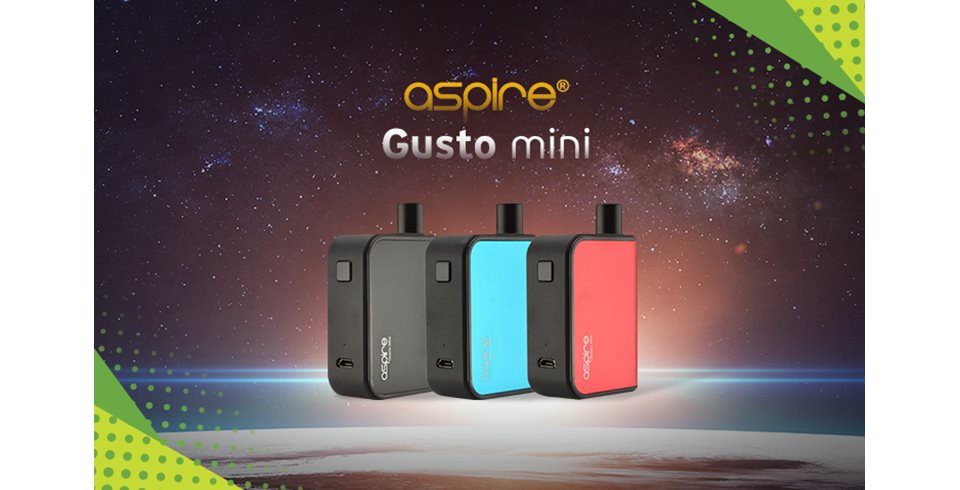 To Aspire Gusto Mini κάνει το άτμισμα… απλό!