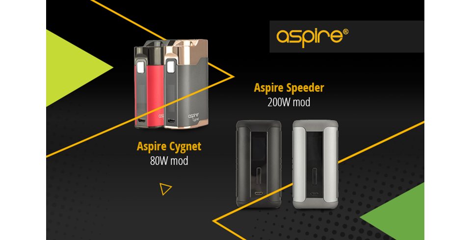 Trending now: Aspire Speeder και Aspire Cygnet mods