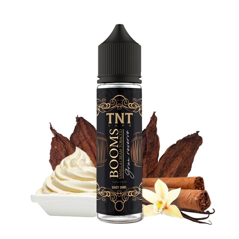 Booms Vanilla Cream Tobacco Gran Reserve - TNT - Flavor Shots