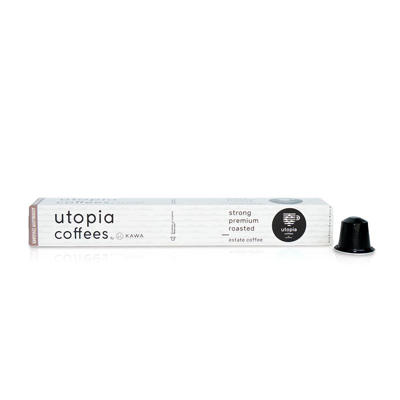 Utopia Espresso Strong Κάψουλες Καφέ συμβατές με Nespresso (10 τμχ)