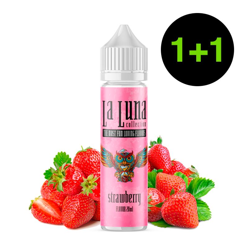 1τμχ + 1τμχ Strawberry - La Luna - Flavor Shots