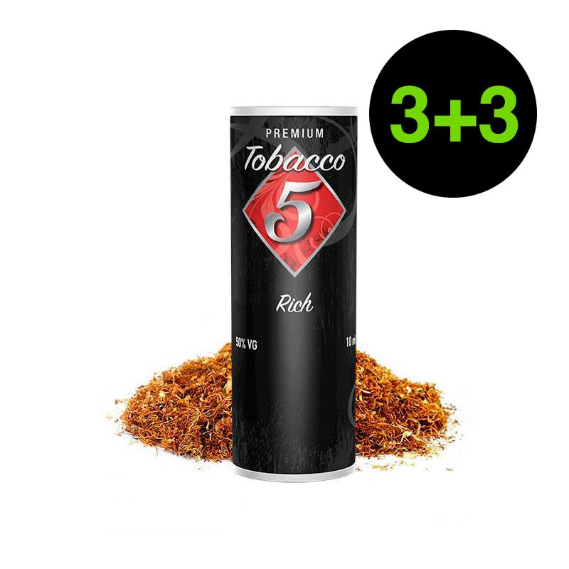 3τμχ + 3τμχ Rich Tobacco 3mg/10ml