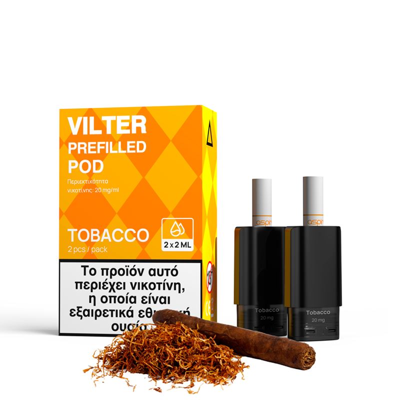 Tobacco - 2x Κάψουλες Aspire Vilter