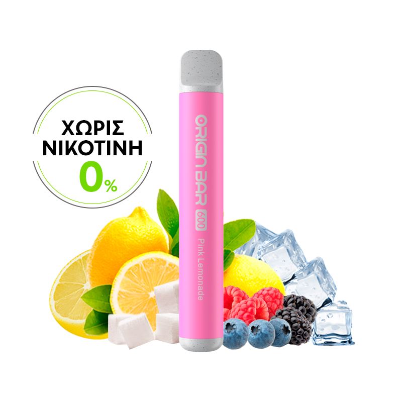 Aspire Origin Bar Pink Lemonade - Χωρίς Νικοτίνη