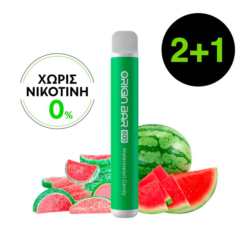 2τμχ + 1τμχ Aspire Origin Bar Sweet Watermelon - Χωρίς Νικοτίνη