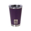 Eco Life Coffee Thermos 370ml - Σκούρο Μωβ