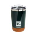 Eco Life Cork Bottom Coffee Thermos 370ml - Πράσινο Σκούρο